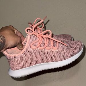 Women’s Adidas Pink Sneakers Lightweight Knit Design - Tubular Shadow